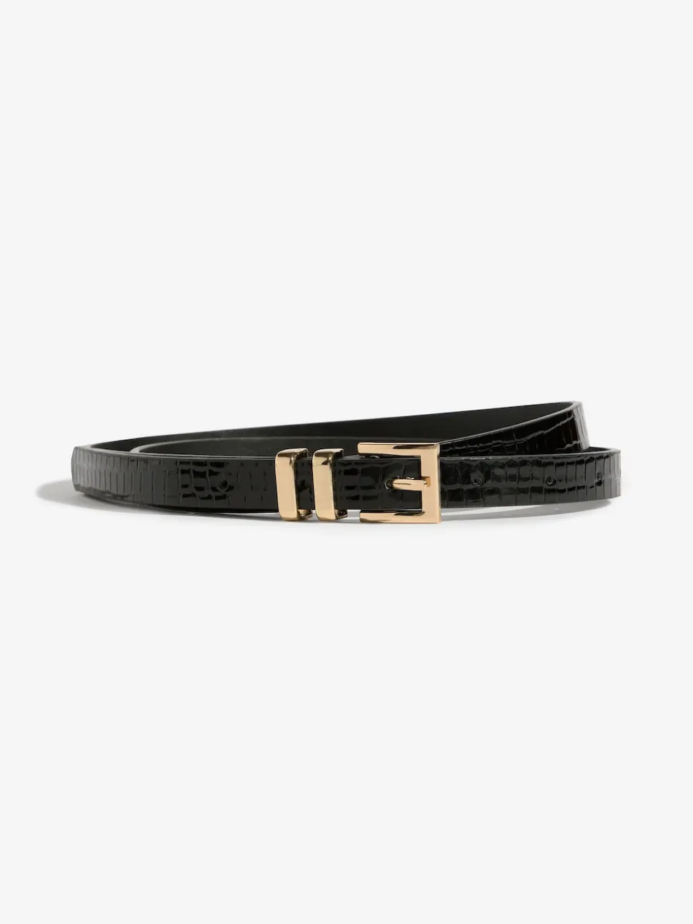 Or, léopard et noir - Lot de 3 ceintures skinny Lipsy