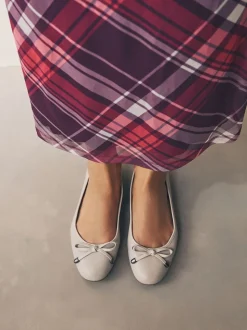 os - Ballerines en cuir à bout rond