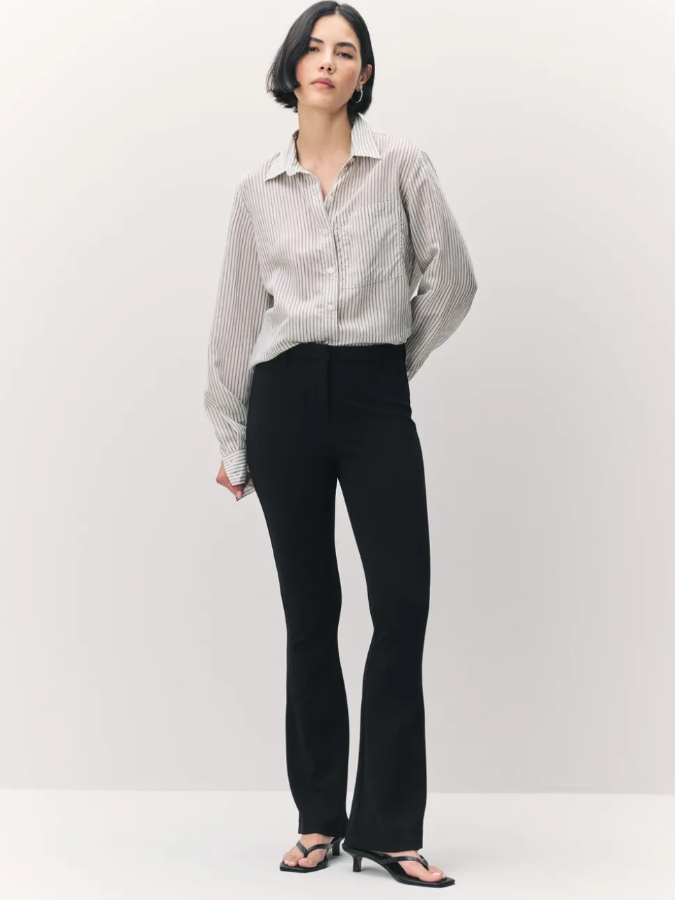 Pantalon ajusté VERO MODA évasé