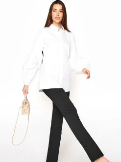 Pantalon bootcut long Sally stretch
