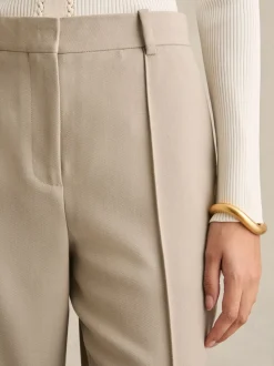 Pantalon de costume Reiss Brittany Coupe droite enBlend mélangée texturée