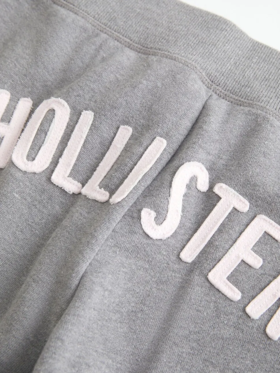 Pantalon de jogging évasé Hollister Gris taille basse