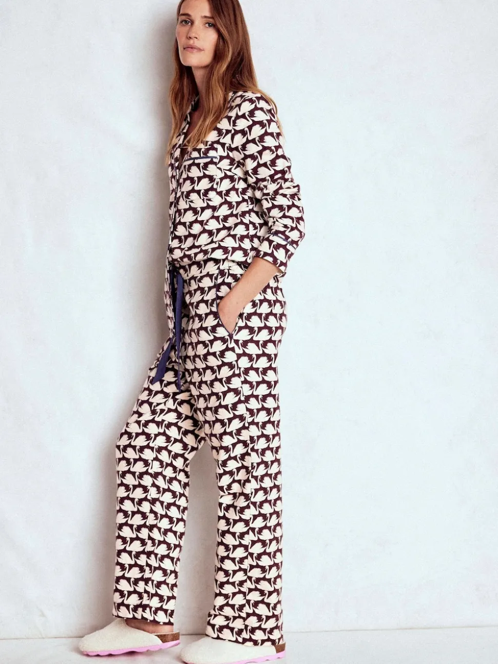Pantalon de pyjama Boden en coton brossé