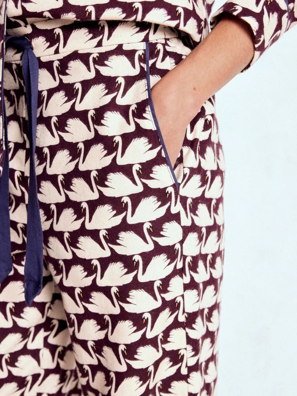Pantalon de pyjama Boden en coton brossé