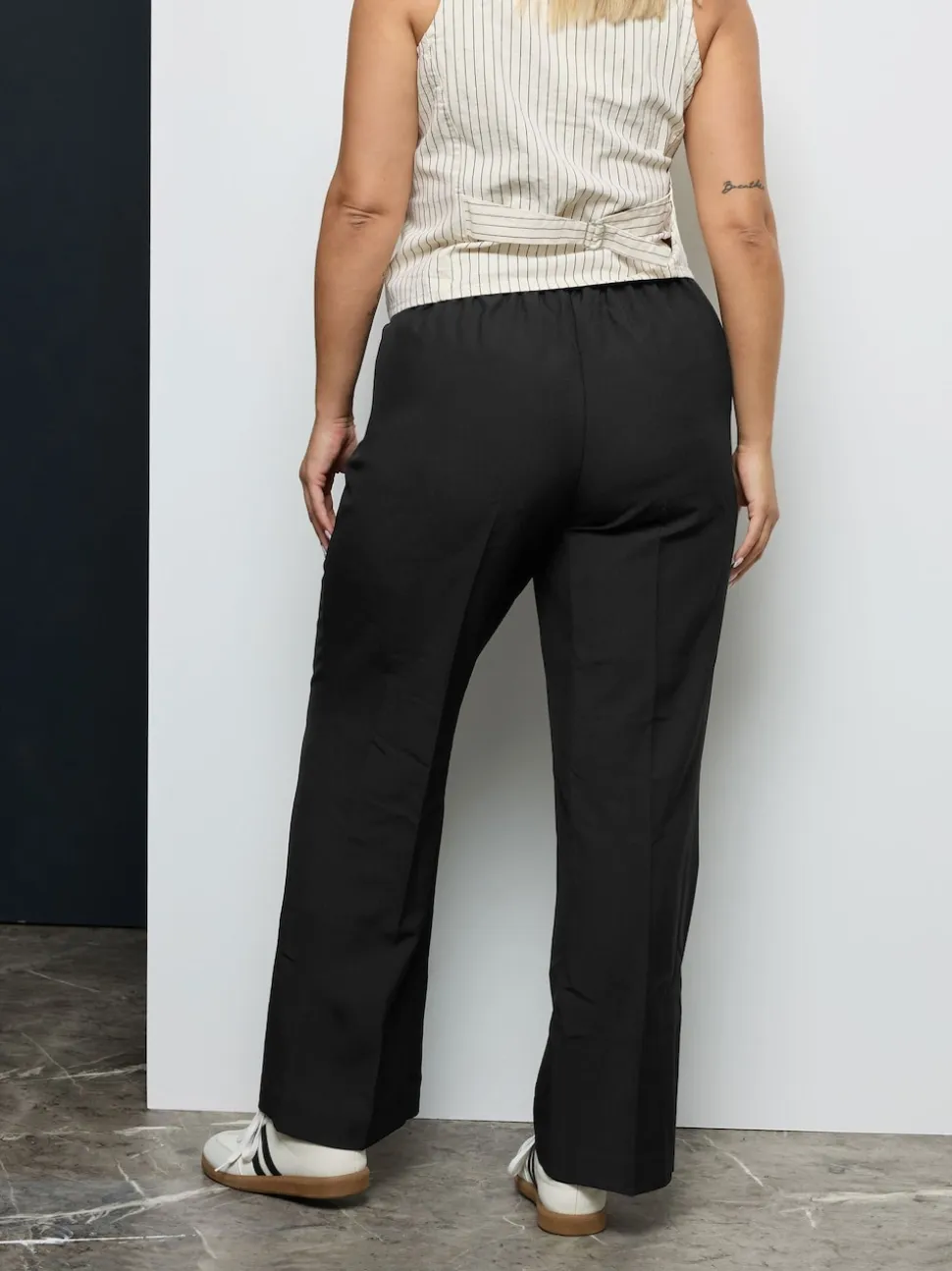 Pantalon droit Yours Curve élastique stretch