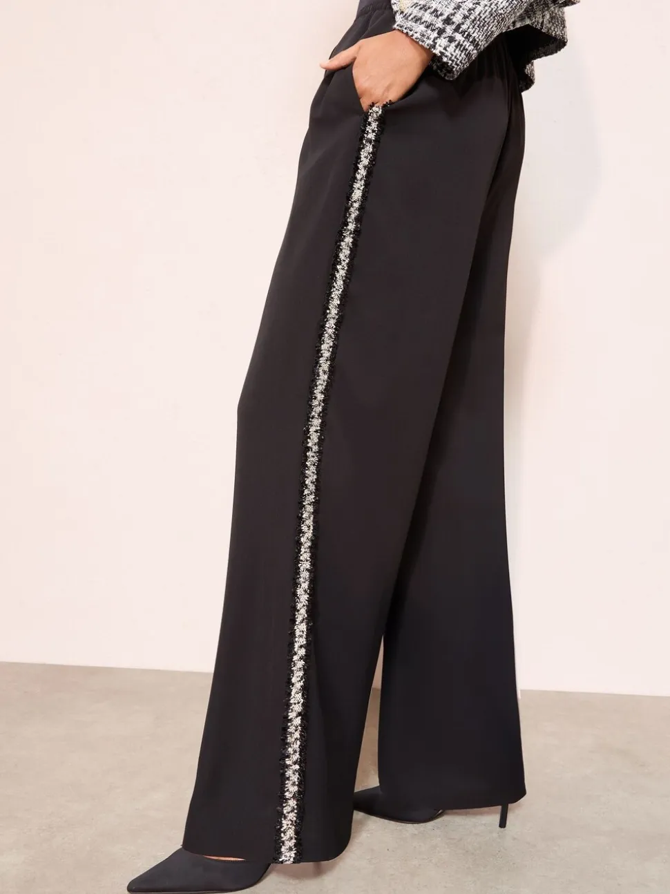 Pantalon Friends Like These X Lucy Meckleborgh Boucle à rayures latérales