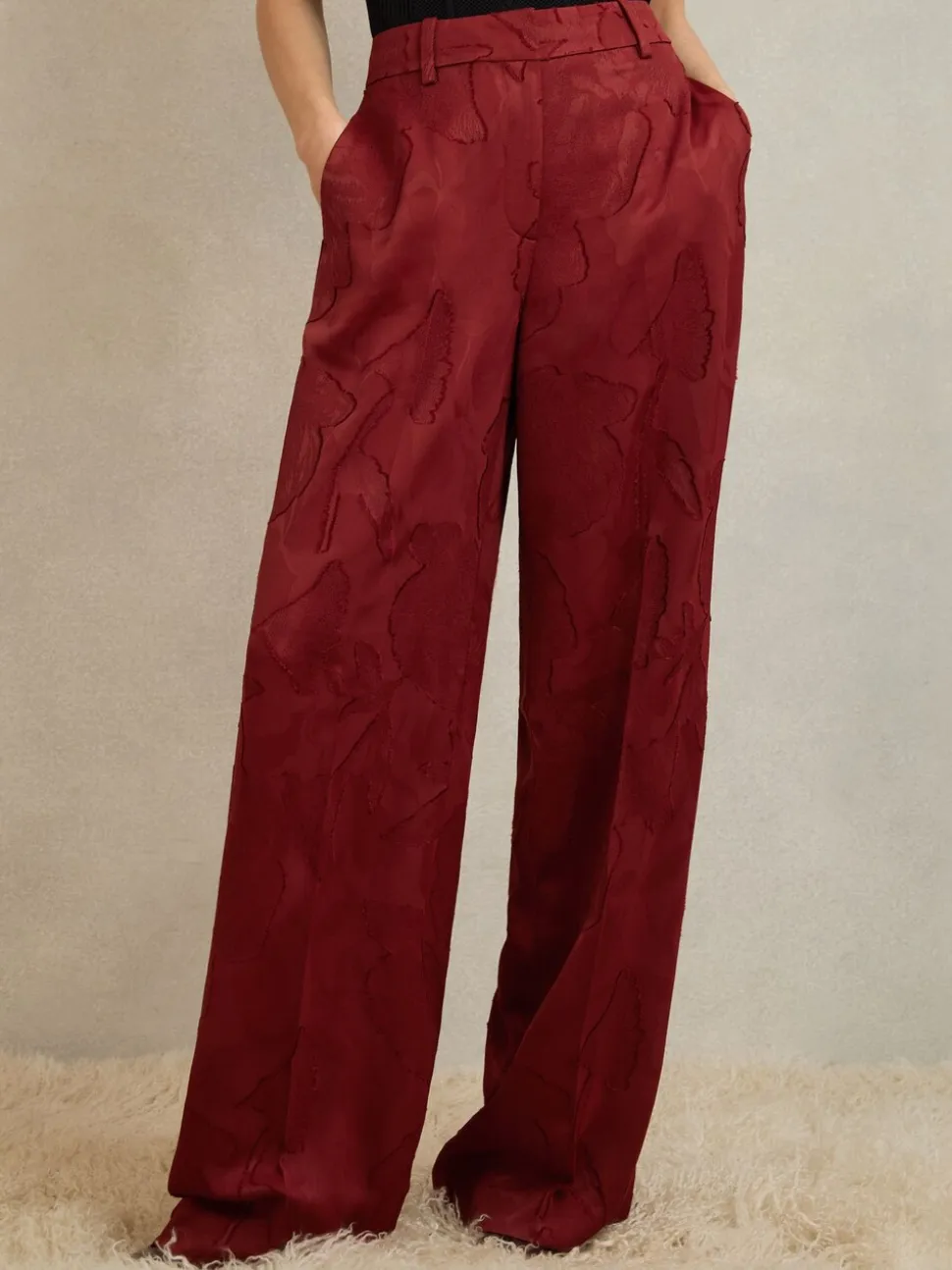 Pantalon large en jacquard Atelier Ottelie Atelier