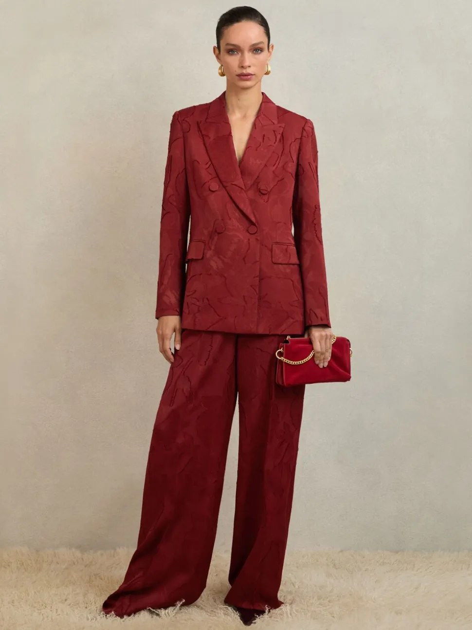 Pantalon large en jacquard Atelier Ottelie Atelier
