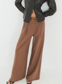 Pantalon large River Island Easy à ceinture