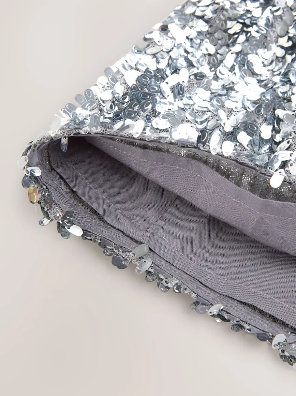 Pantalon large taille haute à sequins Nodinary