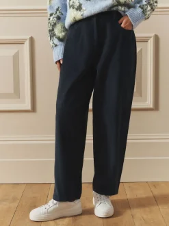Pantalon léger décontracté en velours côtelé Laura Ashley