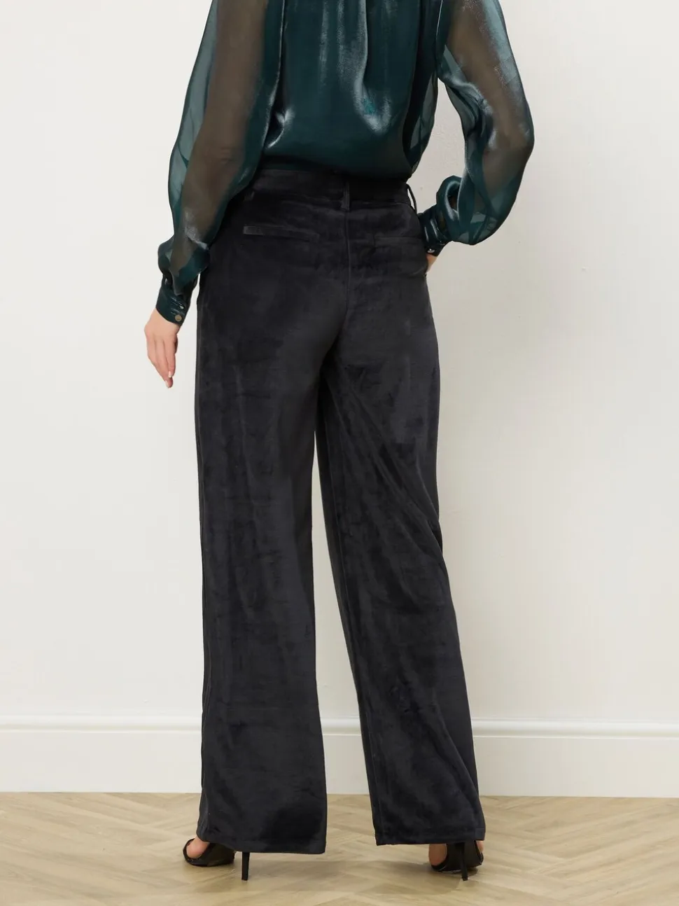 Pantalon Long Tall Sally Palazzo en velours