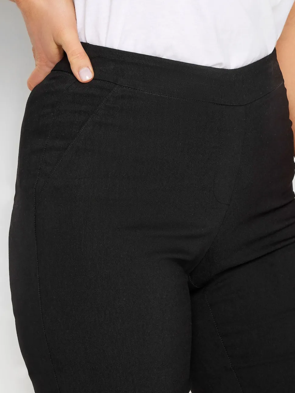 Pantalon skinny Sally stretch coupe longue grande taille