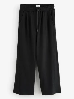 Pantalons B by Ted Baker côtelés en maille Jambe large Noir