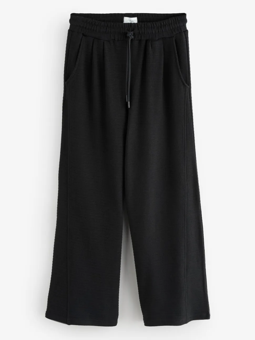 Pantalons B by Ted Baker côtelés en maille Jambe large Noir