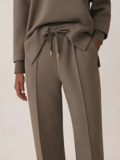 Pantalons de jogging large en interlock haut de gamme Reiss Bernie