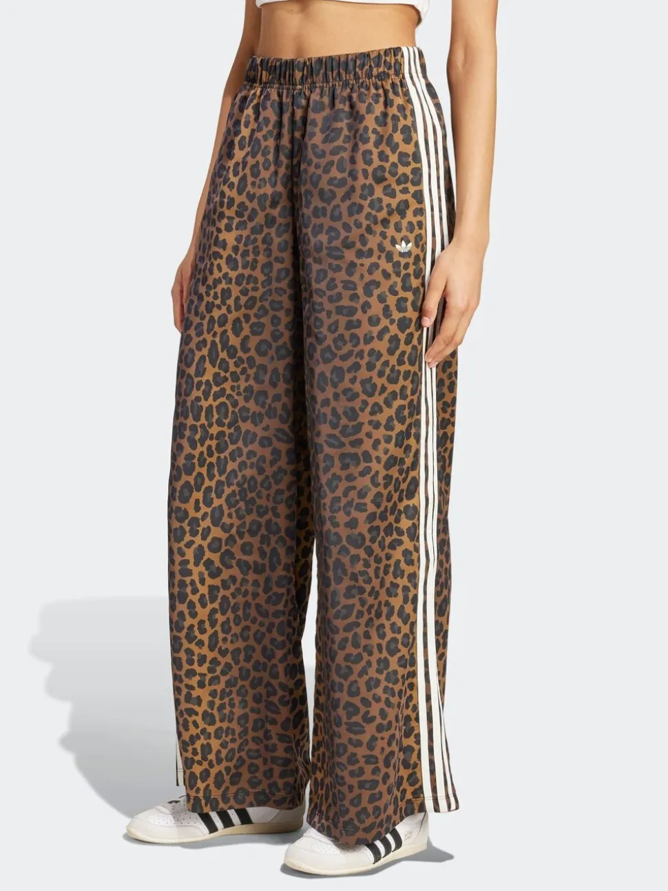 Pantalons Jambe large en Satin Imprimé adidas Originals