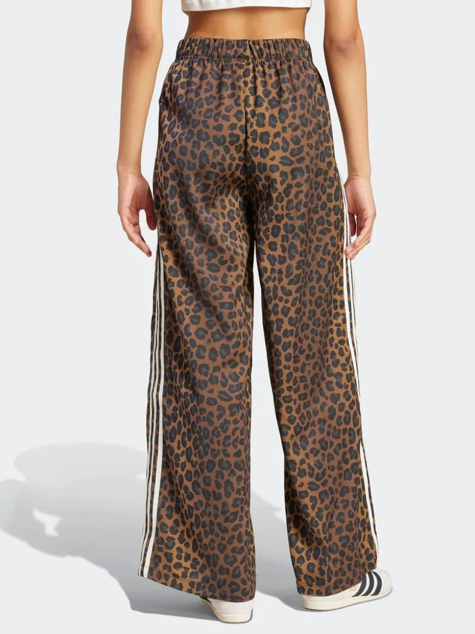 Pantalons Jambe large en Satin Imprimé adidas Originals