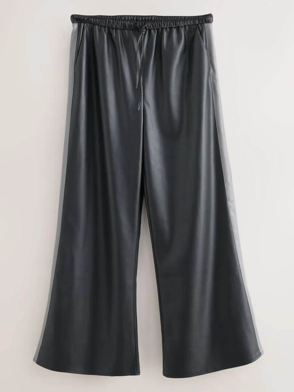Pantalons Nothing Ordinary à rayures latérales en similicuir