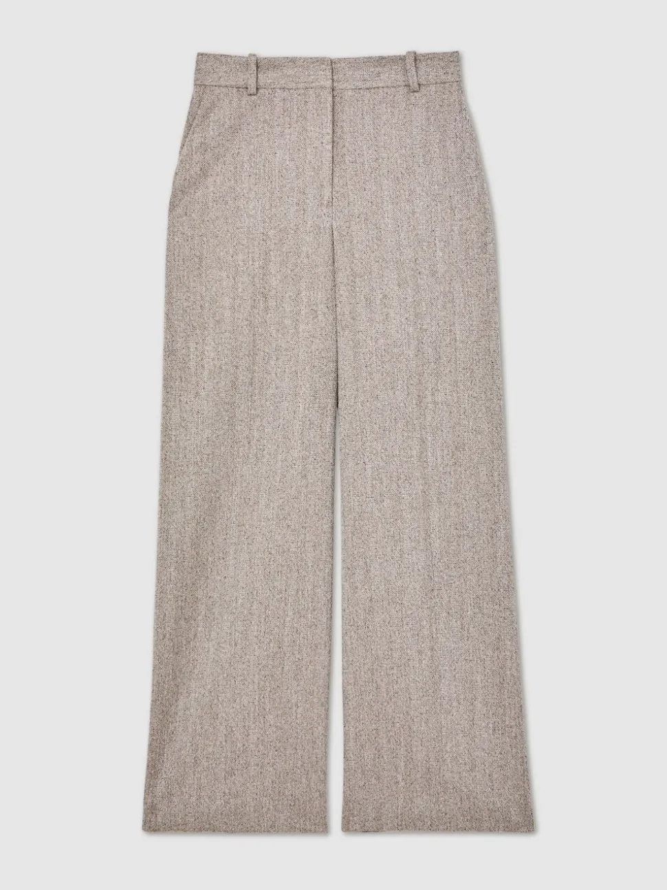Pantalons Reiss Isla habillés à jambes larges texturés