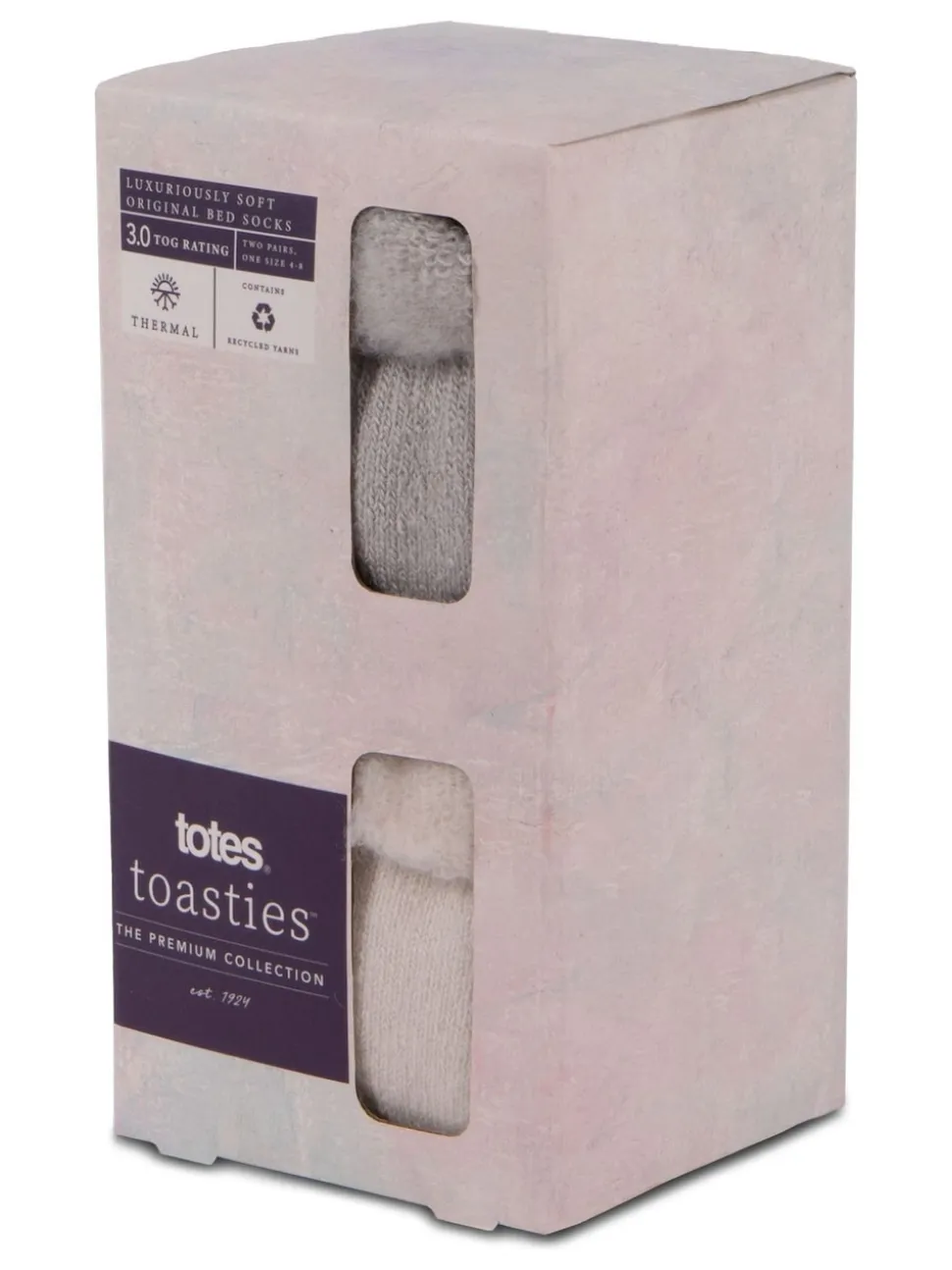 Paquet de chaussettes de lit thermales brossées pour dames de Totes 2