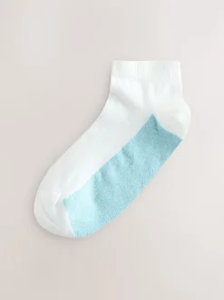 Pastel chiné - Lot de 4 paires de chaussettes basses à semelle rembourrée