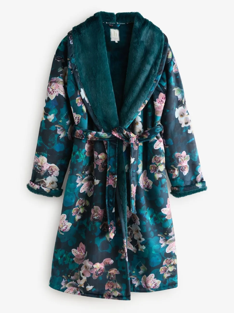 Peignoir B by Ted Baker bleu canard foncé fleuri