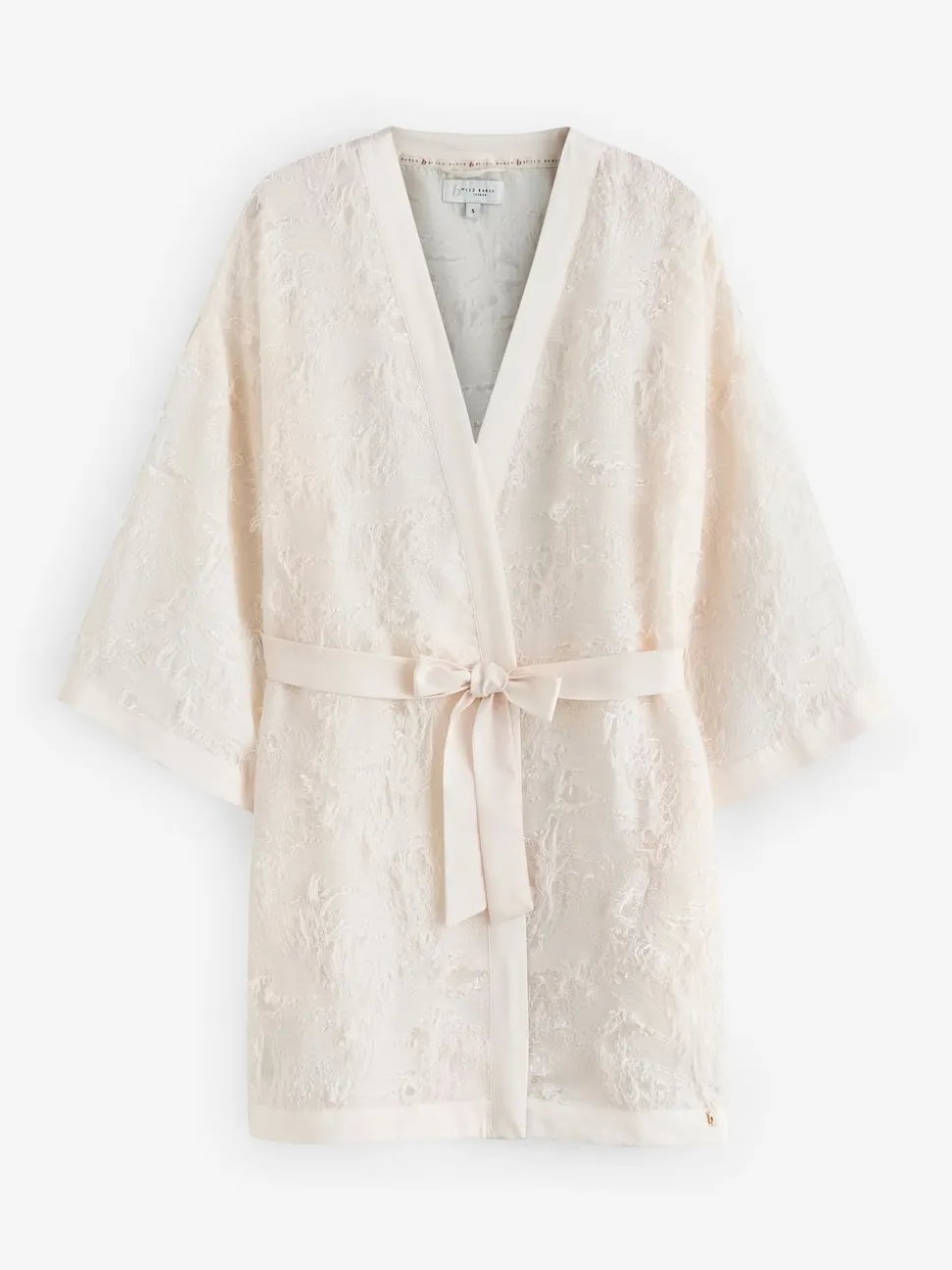 Peignoir B by Ted Baker ivoire à plumes