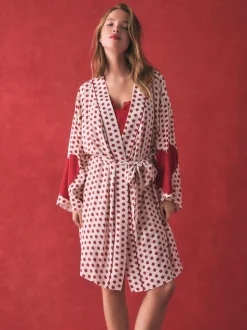 Peignoir court Rockett St George Cœurs