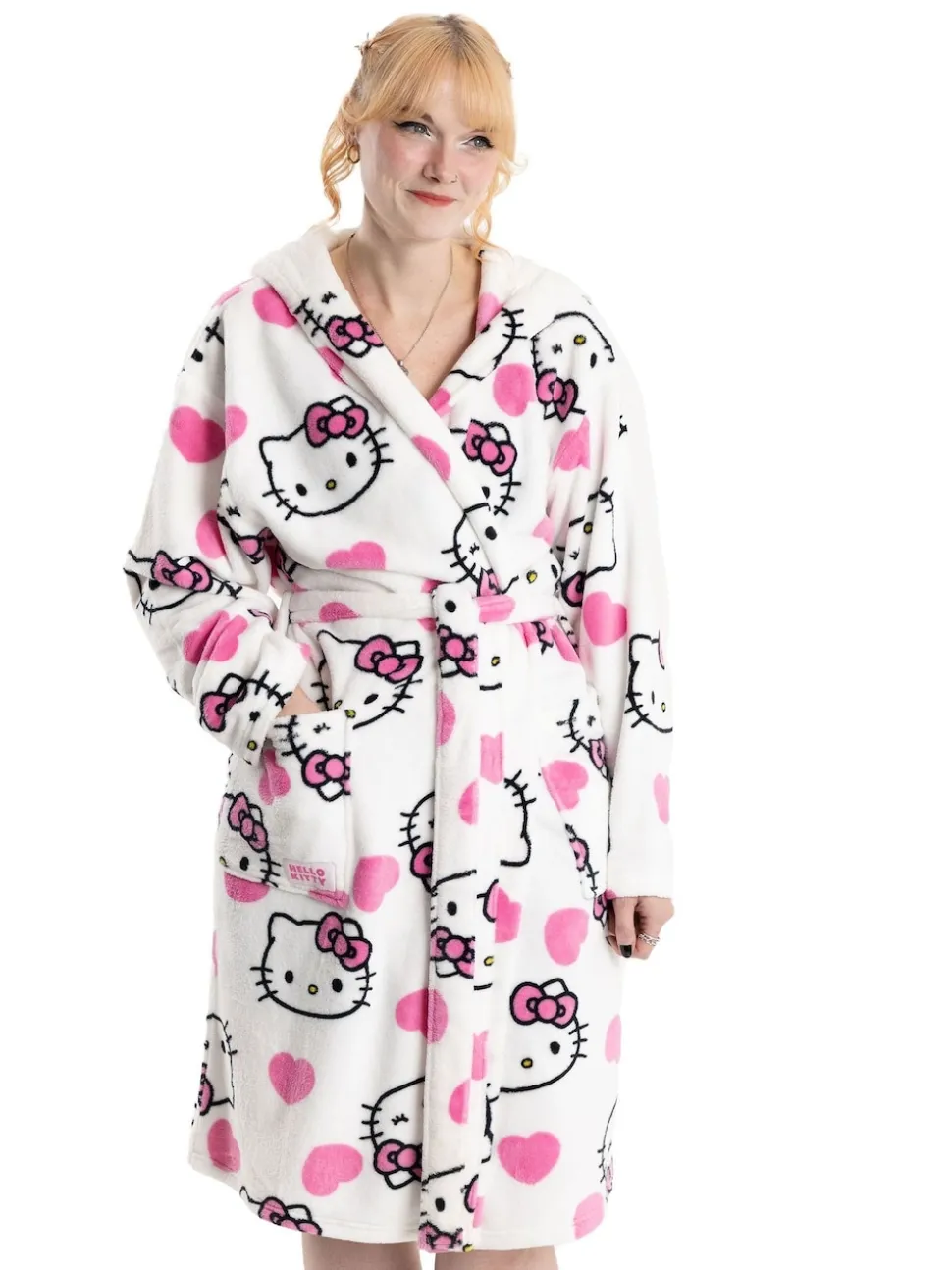 Peignoir de bain Vanilla Underground Hello Kitty à capuche