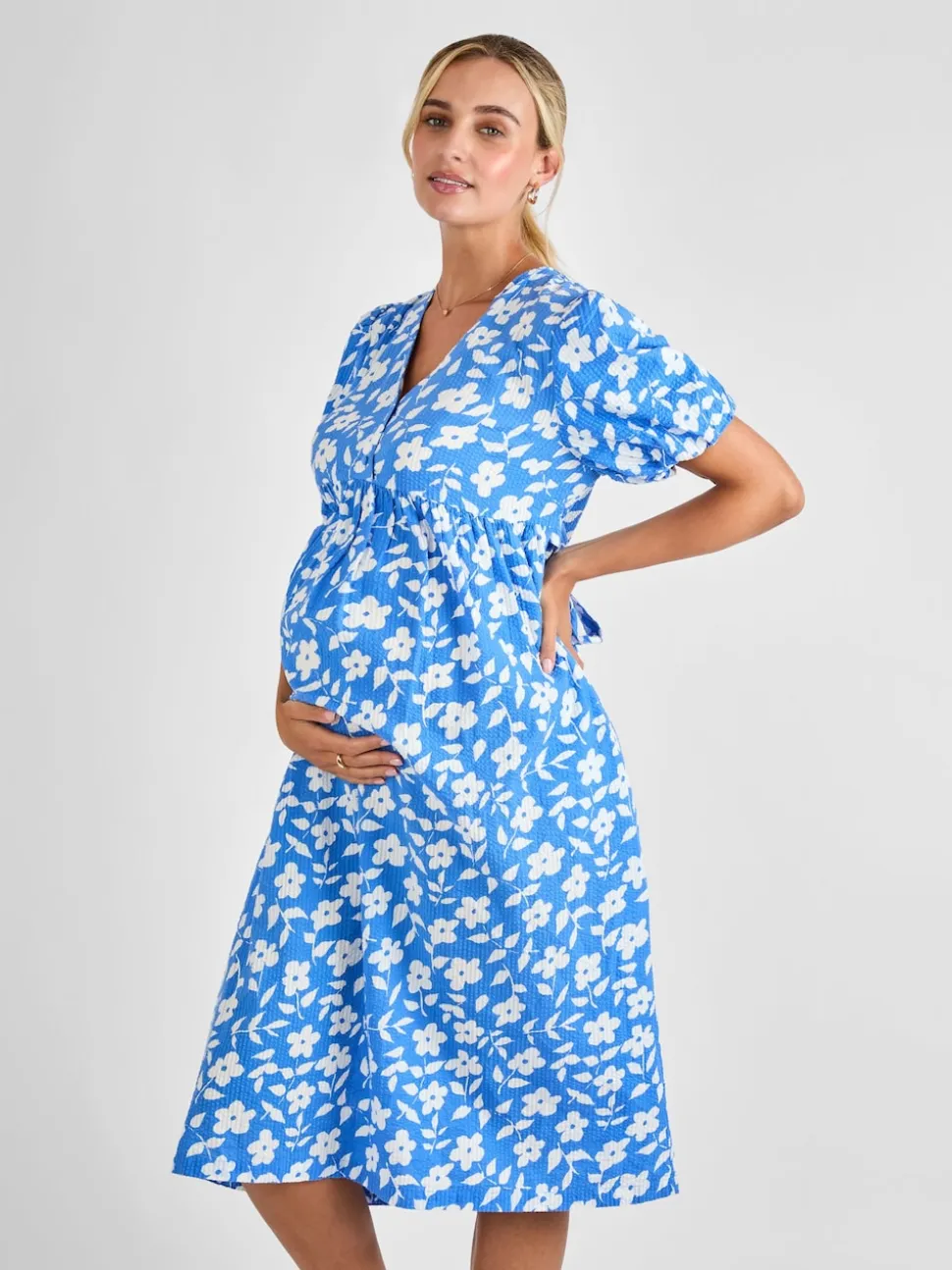 Peignoir Jojo Maman Bébé Fleuri enfant mi-long