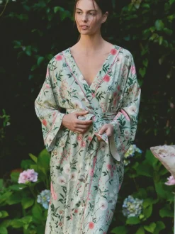 Peignoir Laura Ashley en viscose