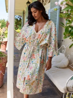 Peignoir Laura Ashley en seer léger