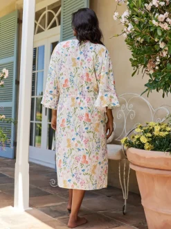 Peignoir Laura Ashley en seer léger