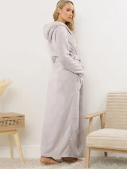 Peignoir Long Tall Sally Maxi en coton à capuche