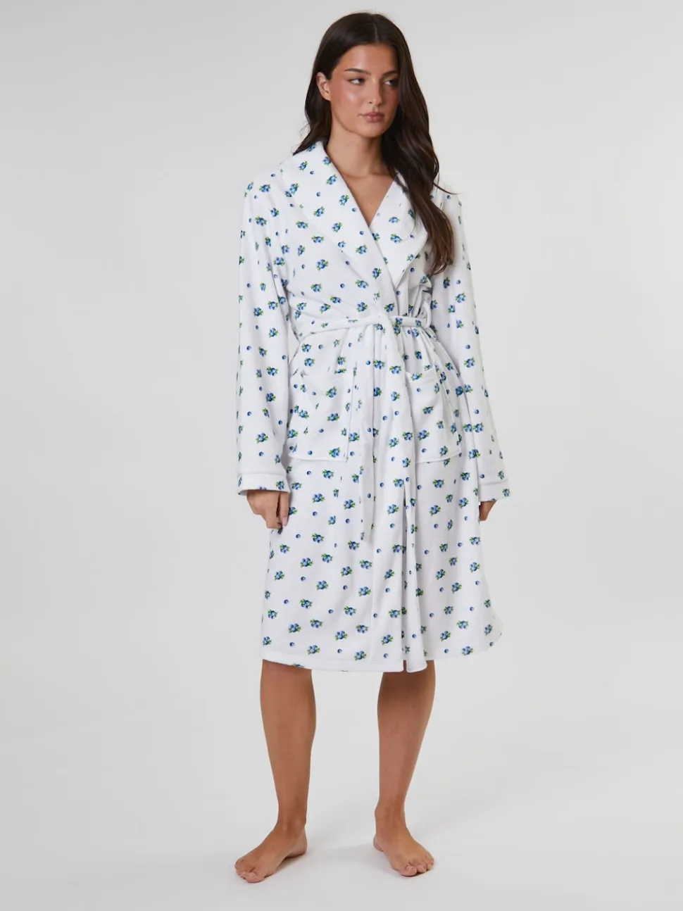 Peignoir Loungeable Blueberry imprimé léger