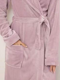 Peignoir Maxi Long Tall Sally châle à ruban