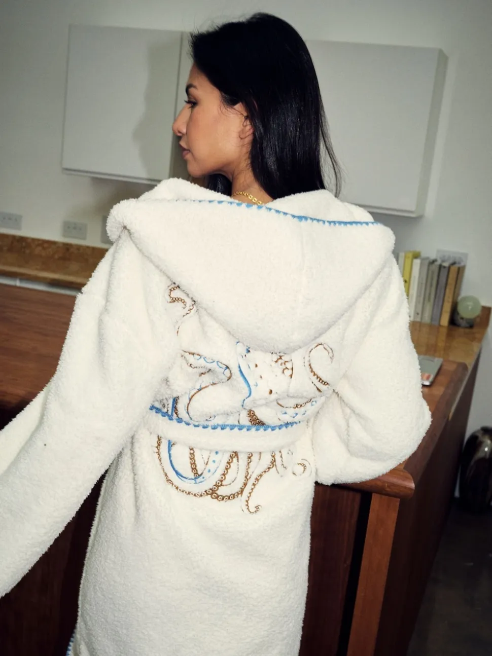 Peignoir Never Fully Dressed en polaire imitation peau de mouton