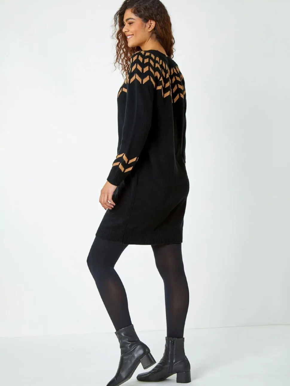 Peignoir Roman Chevron Imprimé
