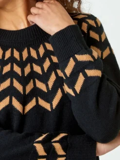Peignoir Roman Chevron Imprimé