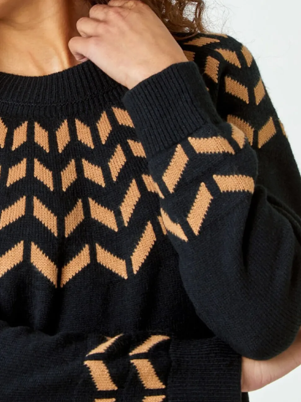 Peignoir Roman Chevron Imprimé