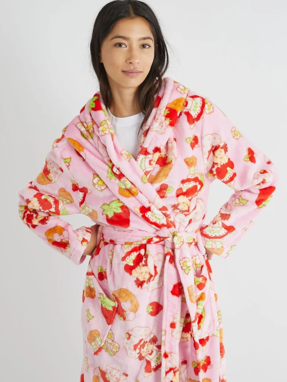 Peignoir Skinnydip Strawberry Shortcake x Skinnydip rose