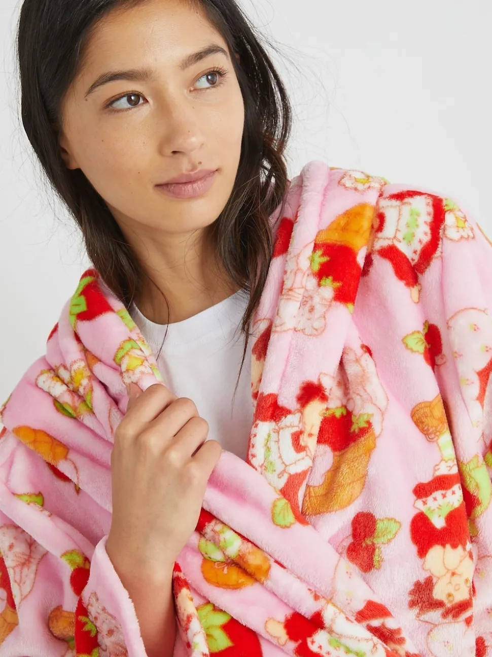 Peignoir Skinnydip Strawberry Shortcake x Skinnydip rose