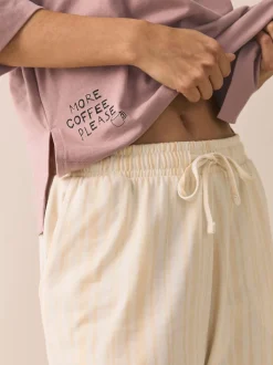 Petit-déjeuner violet - Pyjama à manches courtes