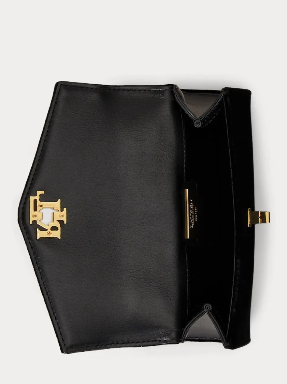Petite sacoche Lauren Ralph Lauren Farrah en velours