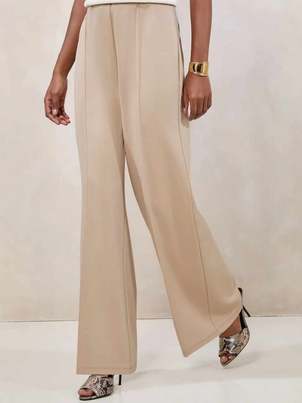 Pierre - Lipsy Pantalon large taille haute