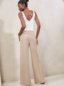 Pierre - Lipsy Pantalon large taille haute