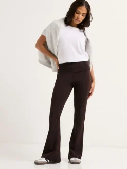 PixieGirl Petite leggings évasés à plis sur la taille