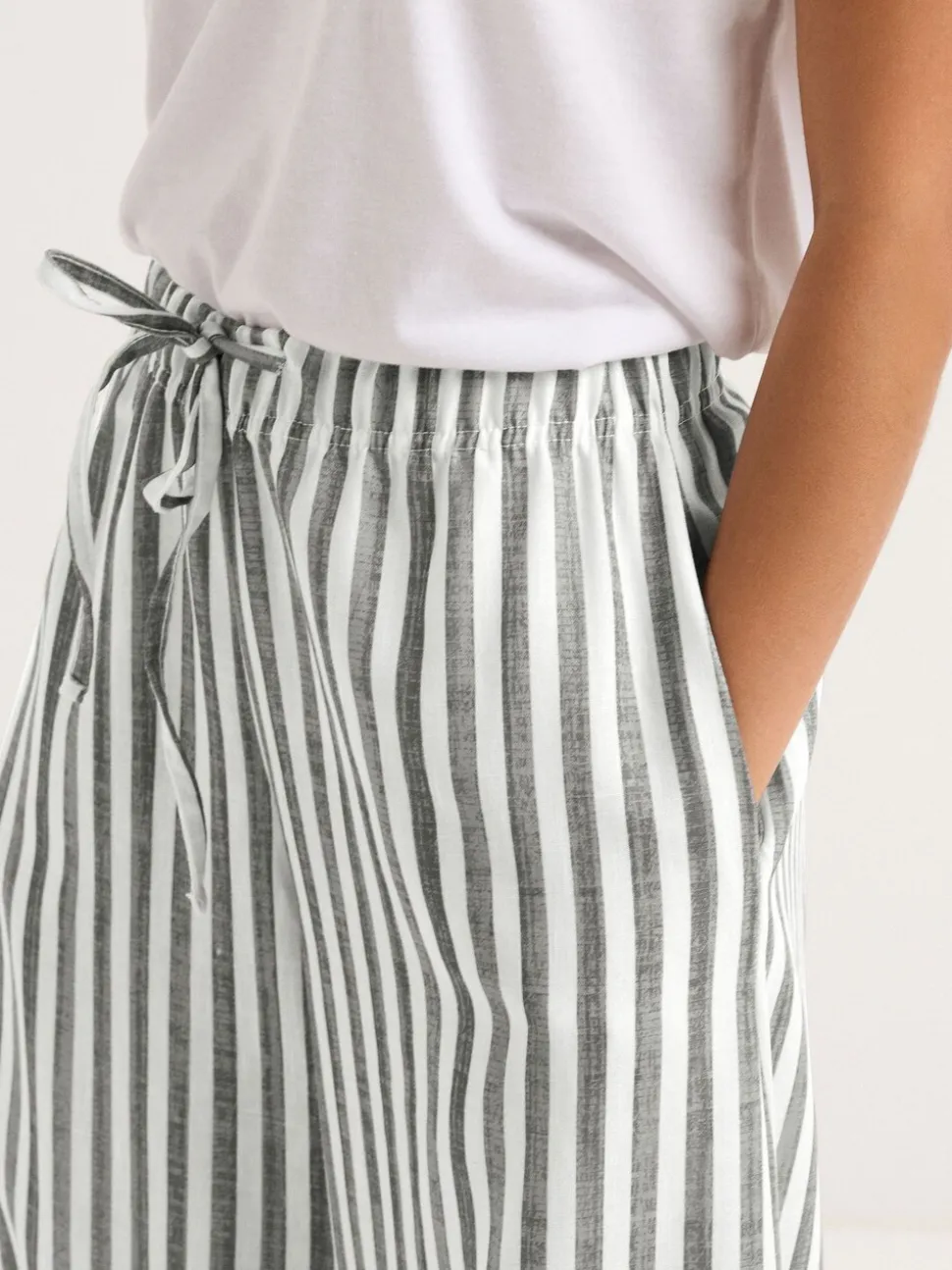 PixieGirl Petite Pantalon large Rayure