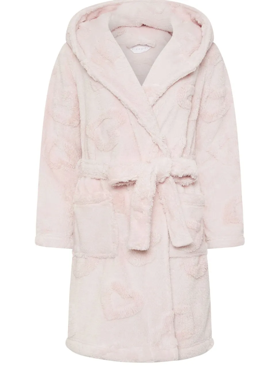 PixieGirl Petite Peignoir court à capuche